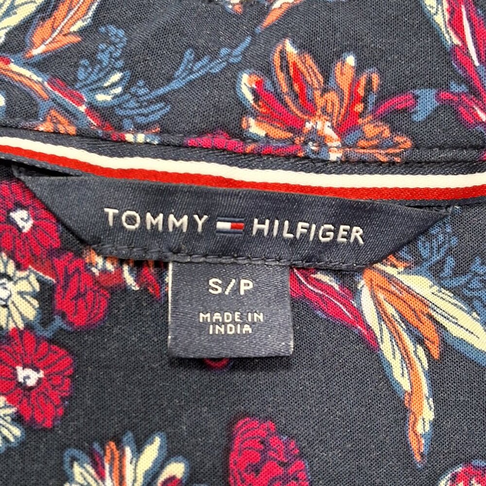 Tommy Hilfiger button-front dress, navy floral print - Picture 4 of 12